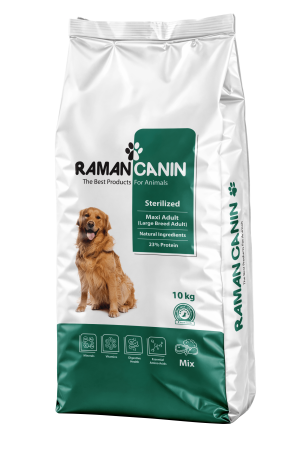 سگ بالغ نژاد بزرگ عقیم طعم میکس ۱۰ کیلویی