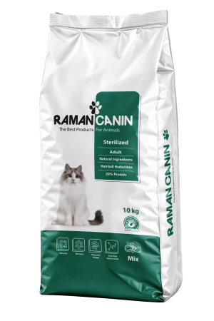 گربه بالغ عقیم طعم میکس ۲ کیلویی